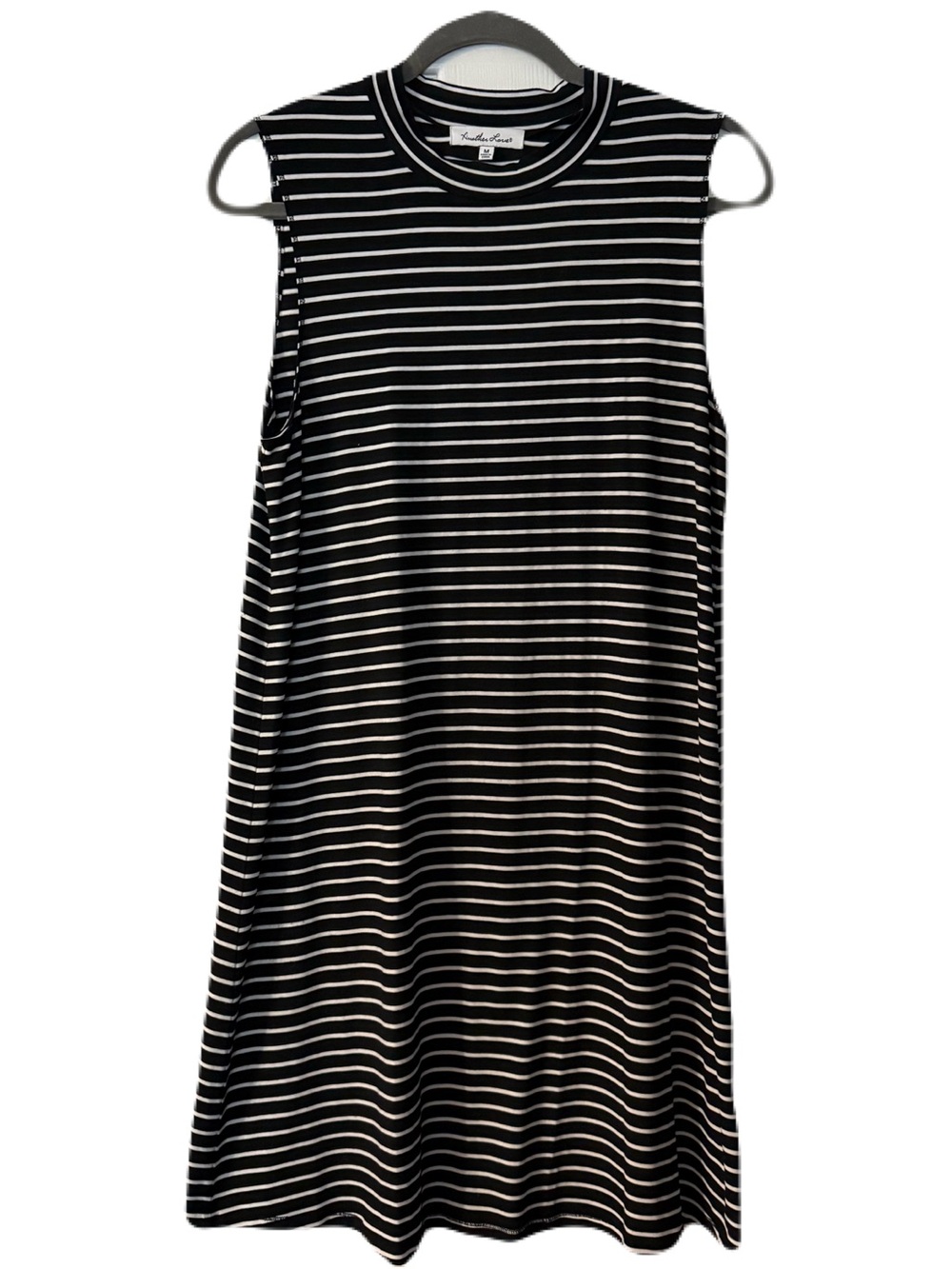 Sleeveless Striped Swing Dress